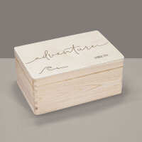 Memory box "Carlson - adventure" wood personalized