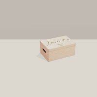 Erinnerungsbox aus Holz "Love" personalisiert S...