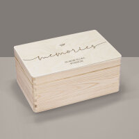 Memory box "Carlson - memories" wood personalized