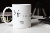 Personalized mugs set of 2 "life & love"...