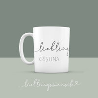 Personalized mug "Favorite person" for partner...