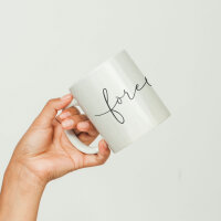 Personalisierte Tasse Keramik "Forever" für Partner