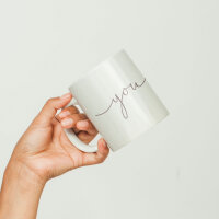 Personalisierte Tasse Keramik "You & me" für Partner