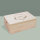 Erinnerungsbox aus Holz personalisiert "Hochzeit Blätterkranz" XL (60x40x23 cm) mit Griff