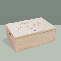 Memory box wood personalized "Carlson - Wedding...