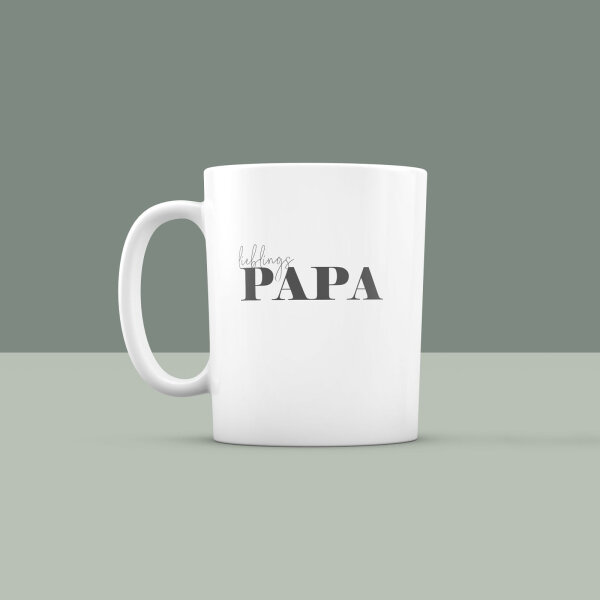 Keramik-Tasse "LieblingsPAPA" Geschenk zum Vatertag